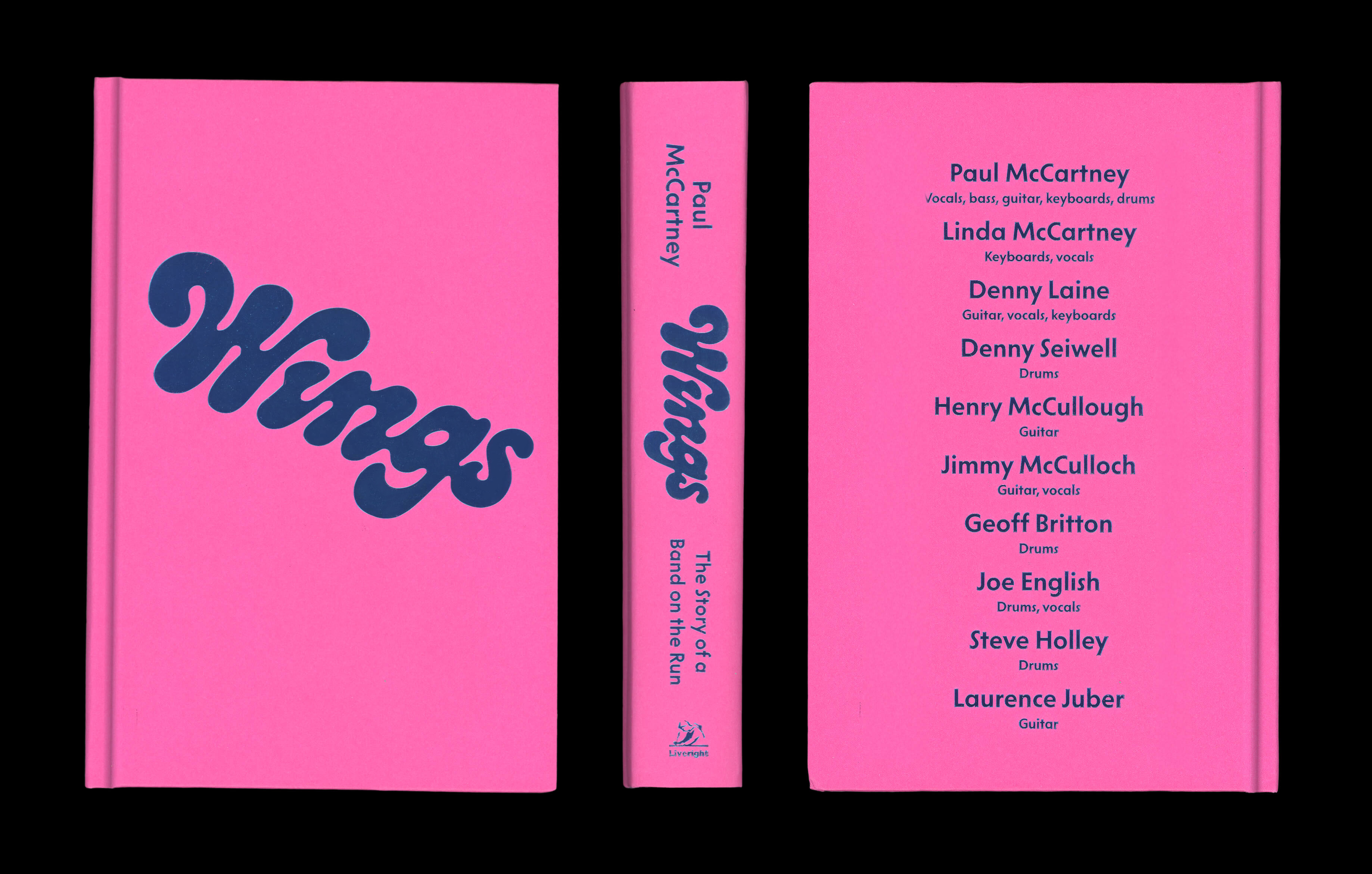 Wings by Paul McCartney Front cover, back cover and spine